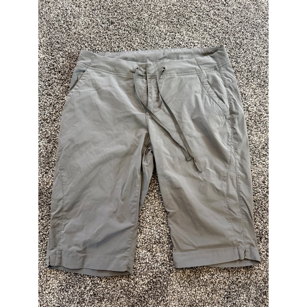Columbia Womens Grey Outdoor Hiking Shorts Size 10 Drawstring AL4591